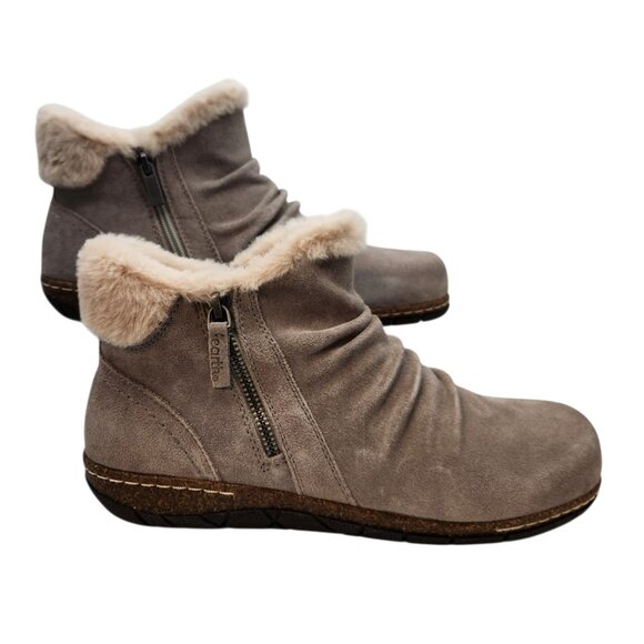 Earth Women's ERIC Casual Bootie Grey 9W Leather Suede Upper - Picture 3 of 7